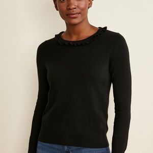 Boden Black Crew Neck Sweater